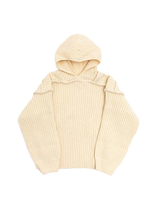  베이스레인지 후드 티셔츠 KCOHMWSP25 ECRU DOM