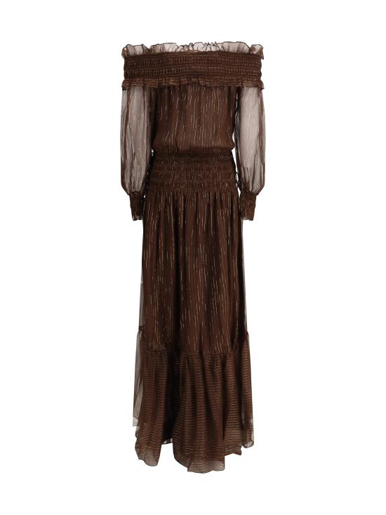 26SS 셀프 포트레이트 롱 원피스 RS26156XABR BROWN - SELF PORTRAIT