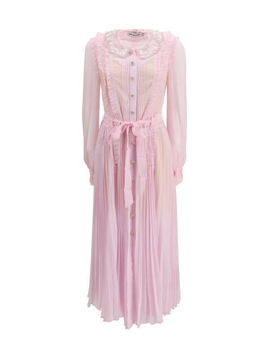 26SS 셀프 포트레이트 롱 원피스 RS26034MP PINK