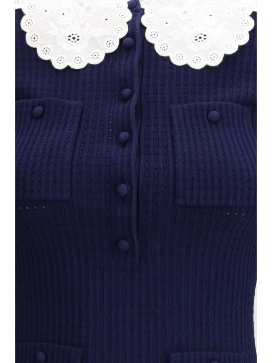 26SS 셀프 포트레이트 숏 원피스 RS26106SBN NAVY BLUE - SELF PORTRAIT