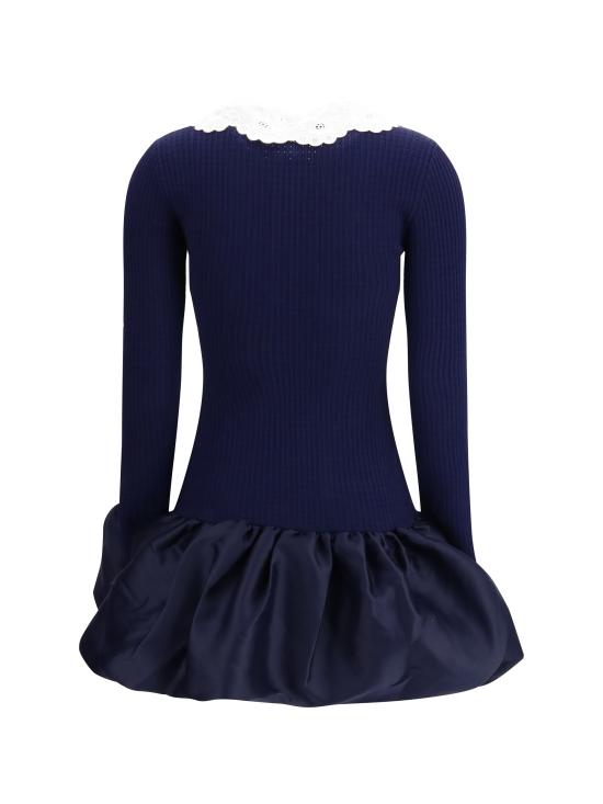 26SS 셀프 포트레이트 숏 원피스 RS26106SBN NAVY BLUE - SELF PORTRAIT