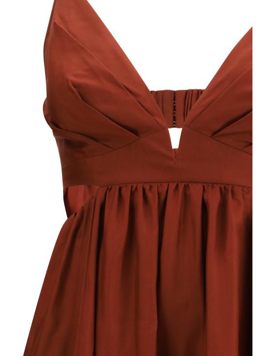 26SS 짐머만 롱 원피스 6877DRS262 BUR BORDEAUX - ZIMMERMANN