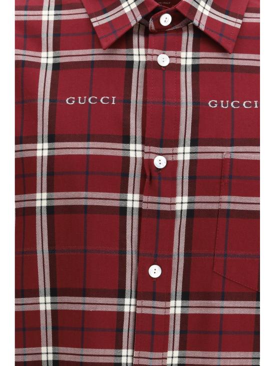 26SS 구찌 긴팔 셔츠 852895ZAUAC 6013 RED - GUCCI