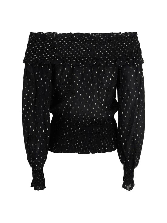 26SS 셀프 포트레이트 반팔 티셔츠 RS26156TBB BLACK - SELF PORTRAIT