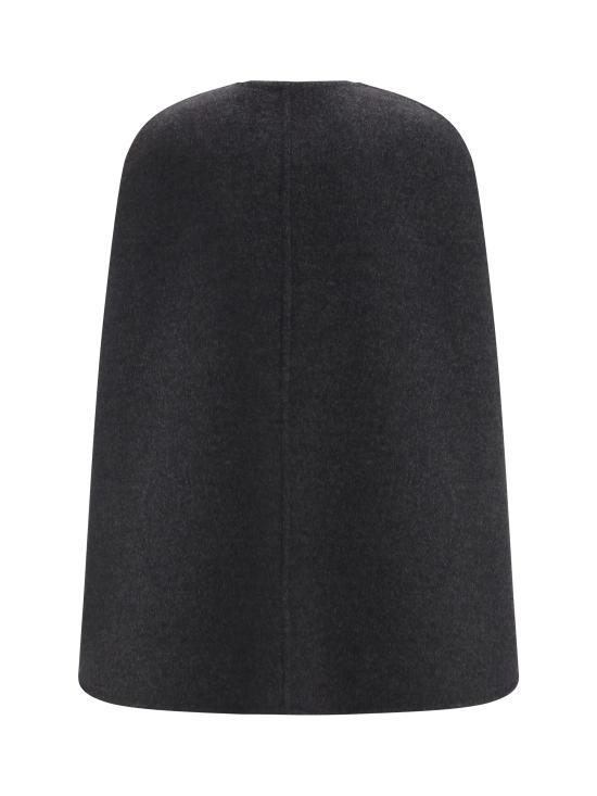 26SS 구찌 홀스빗 실크 울 케이프 852796ZAQW0 1179 GREY - GUCCI