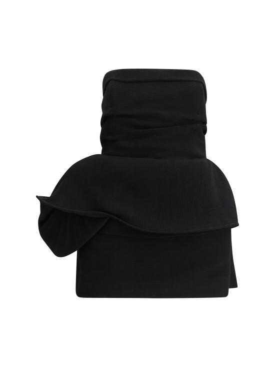 26SS 마그다뷰트림 숏 원피스 160426 BLACK