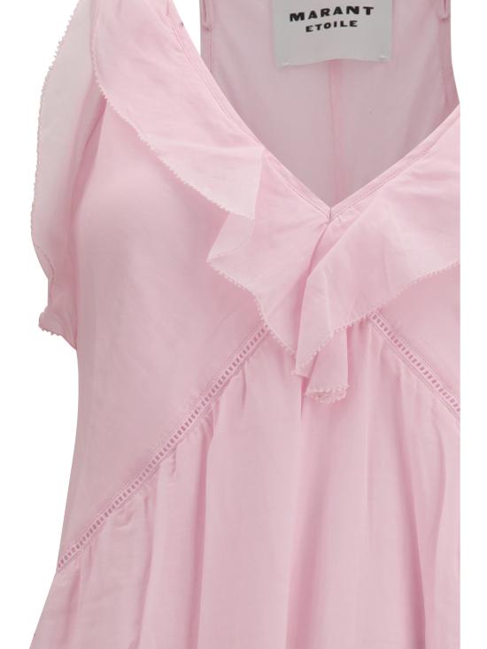 26SS 이자벨마랑에뚜왈 롱 원피스 RO1003FBB3J04E 40LK PINK - ISABEL MARANT ETOILE