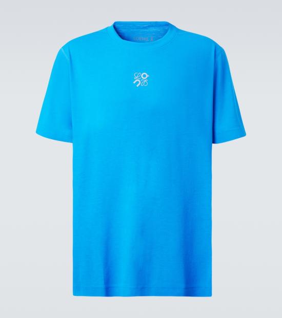 25FW 로에베 반팔 티셔츠 H929Y22X065100 BLUE DOM