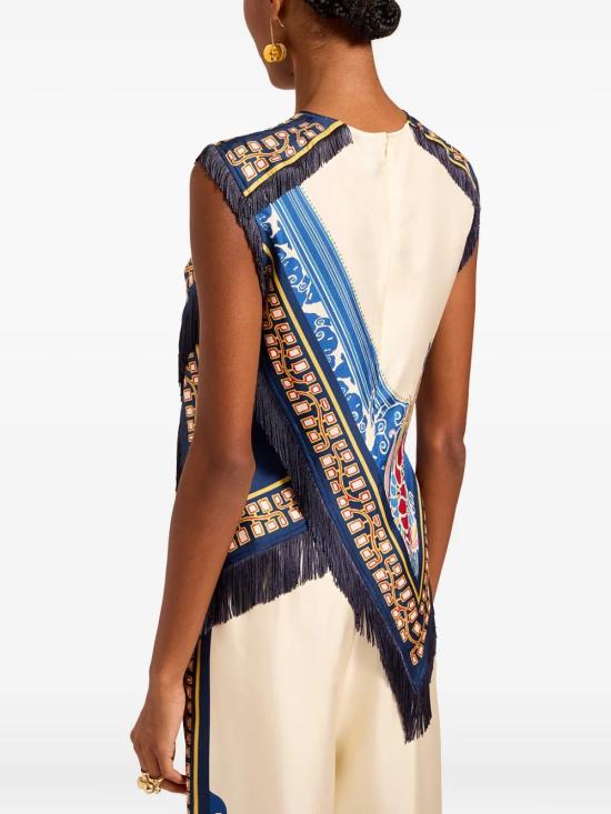 26SS 라 더블제이 블라우스 TOP0160SIL006LEM02BU03 White - LA DOUBLEJ