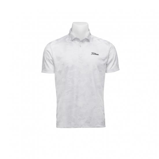  타이틀리스트 폴로 티셔츠 TMPMS114JWT WHITE DOM