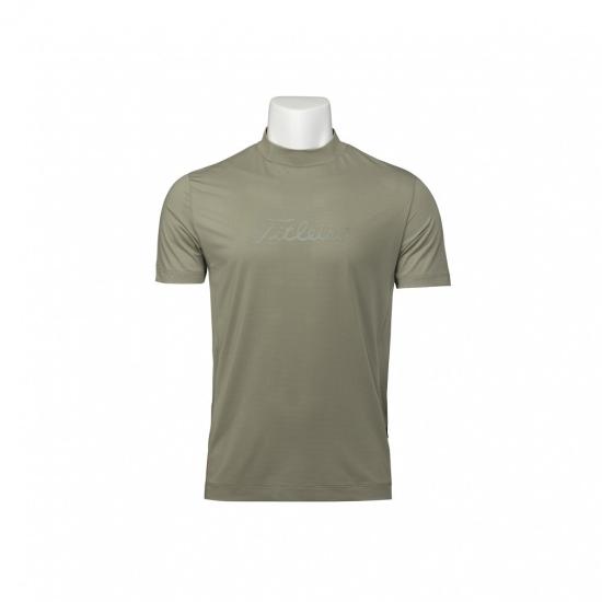  타이틀리스트 반팔 티셔츠 TMPMS112JKA KHAKI DOM
