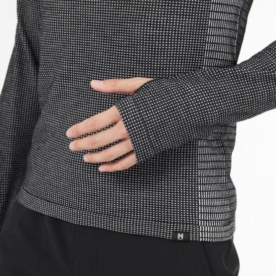 25FW 밀레 트레이닝 티셔츠 MJUFT00488MIV01905N0247 NOIR DOM - MILLET