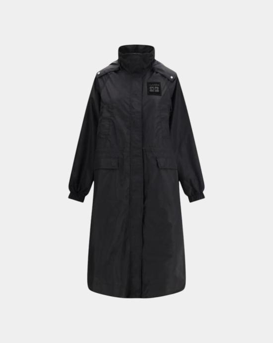 26SS 가니 나일론 파카 코트 A1010080 099 Black