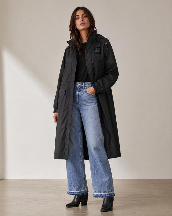 26SS 가니 나일론 파카 코트 A1010080 099 Black - GANNI