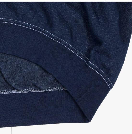  와일드 동키 긴팔 티셔츠 PESCARA DYED NAVY DOM - WILD DONKEY