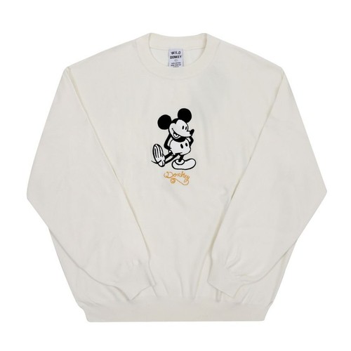 25SS 와일드 동키 긴팔 티셔츠 MICKEY ECRU DOM