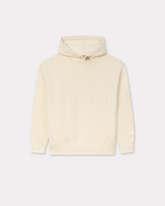  겐조 후드 티셔츠 FF6 2HO452 4MB 04 BEIGE DOM