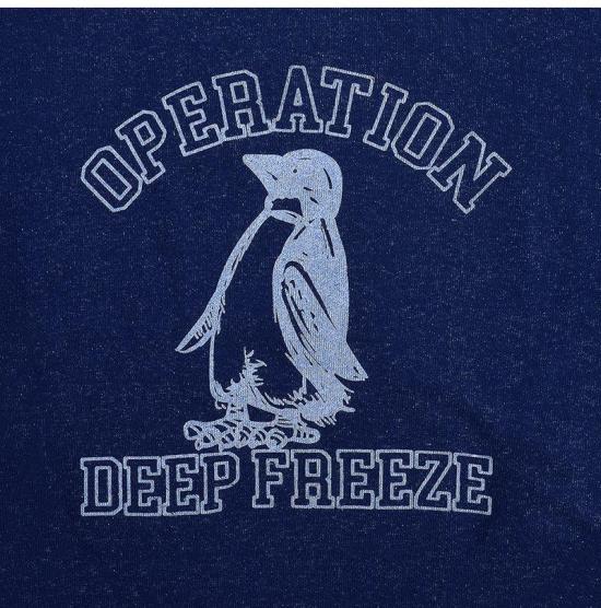  와일드 동키 긴팔 티셔츠 FREEZE DYED NAVY BLUE DOM - WILD DONKEY