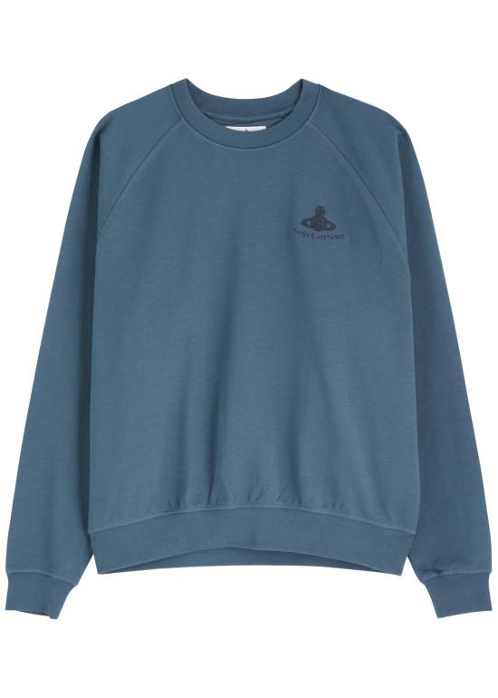 25SS 비비안웨스트우드 긴팔 티셔츠 3I010004 J006O K419 DARK DENIM DOM