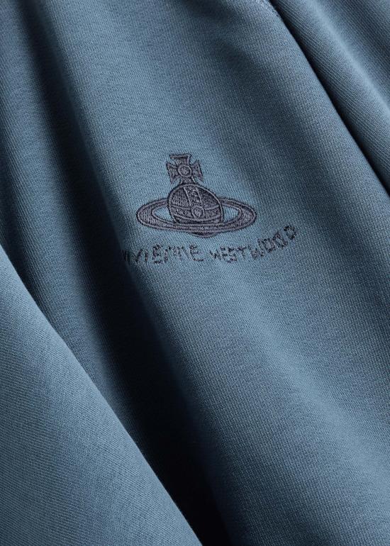  비비안웨스트우드 긴팔 티셔츠 3I010004 J006O K419 DARK DENIM DOM - VIVIENNE WESTWOOD