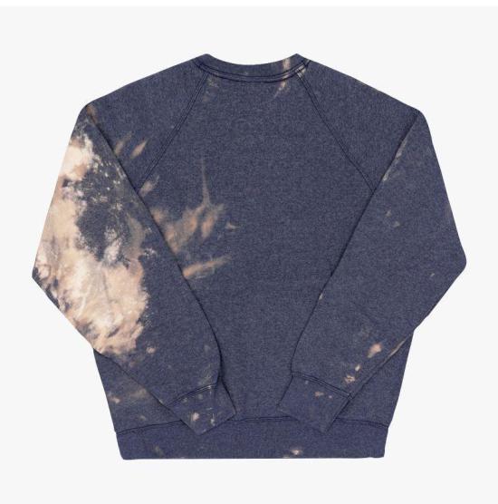  와일드 동키 긴팔 티셔츠 MIT BLEACHED HEATHER BLUE DOM - WILD DONKEY