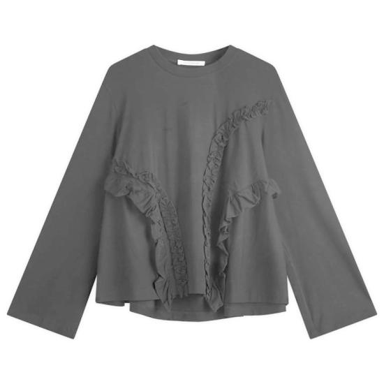 25SS 세실리아 반센 긴팔 티셔츠 424RTW11003 BLACK DOM