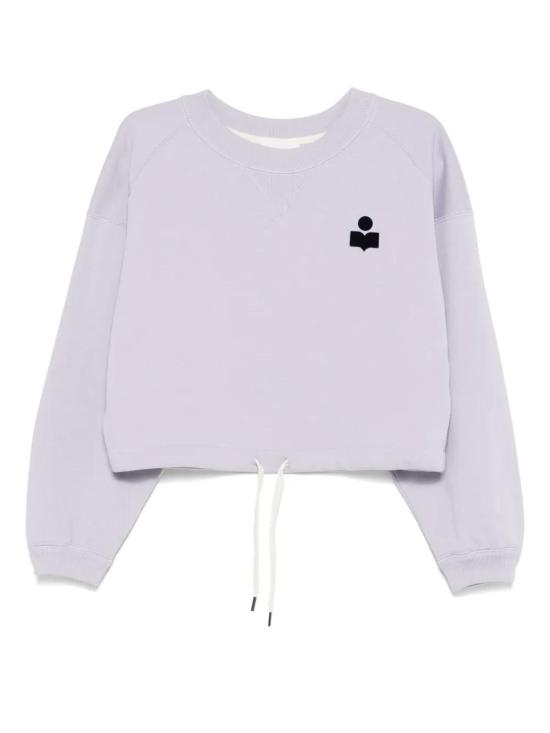 25SS 이자벨마랑 MARGO 마고 로고 스웨트셔츠 SW0005FA A1M07E LCDN LILAC DARK NAVY DOM