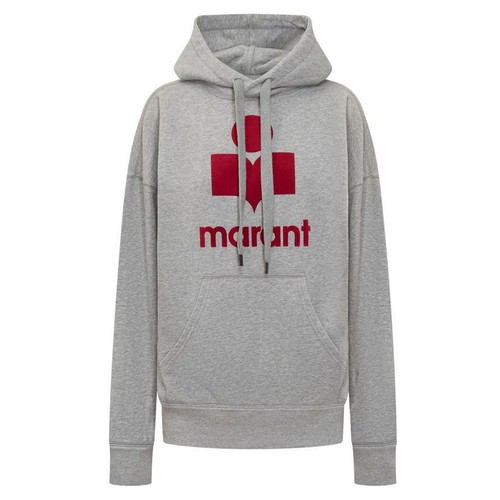 25SS 이자벨마랑 MANSEL 만셀 오버사이즈 후드 티셔츠 SW0001FAA1M07EGYRD GREY RED DOM