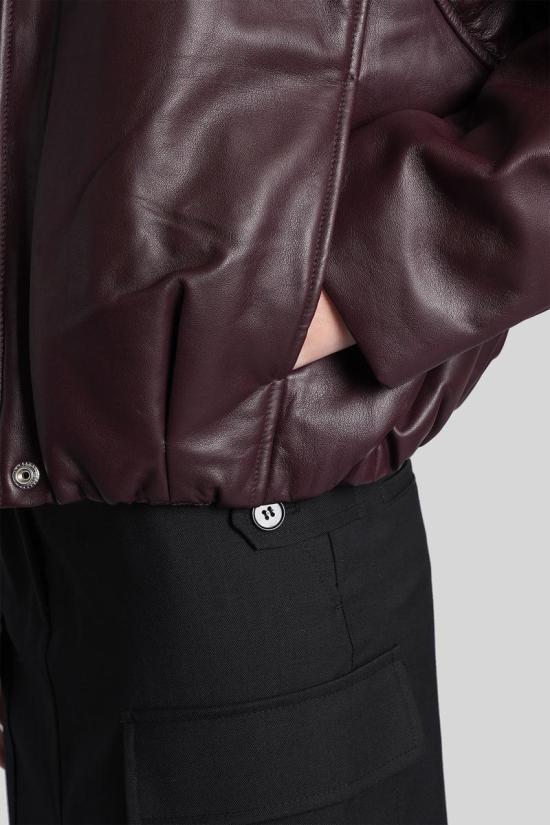 25FW 이로 가죽 자켓 428361 WM137DELTA Red - IRO