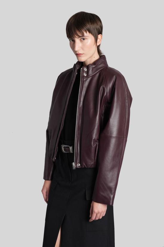 25FW 이로 가죽 자켓 428361 WM137DELTA Red - IRO