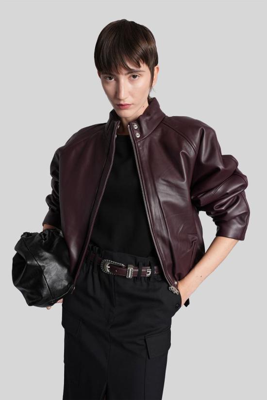 25FW 이로 가죽 자켓 428361 WM137DELTA Red - IRO