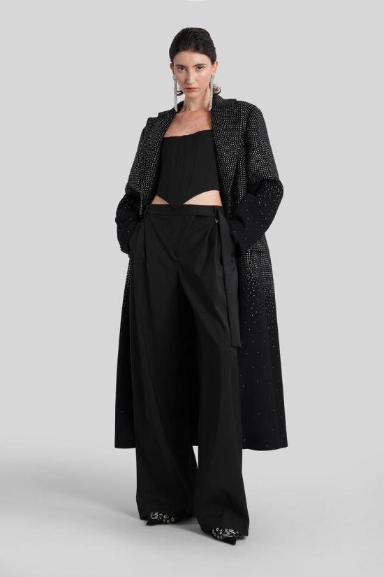 25FW 쥬세페 디 모라비토 코트 426614 05FWCO063FC05380A Black - GIUSEPPE DI MORABITO