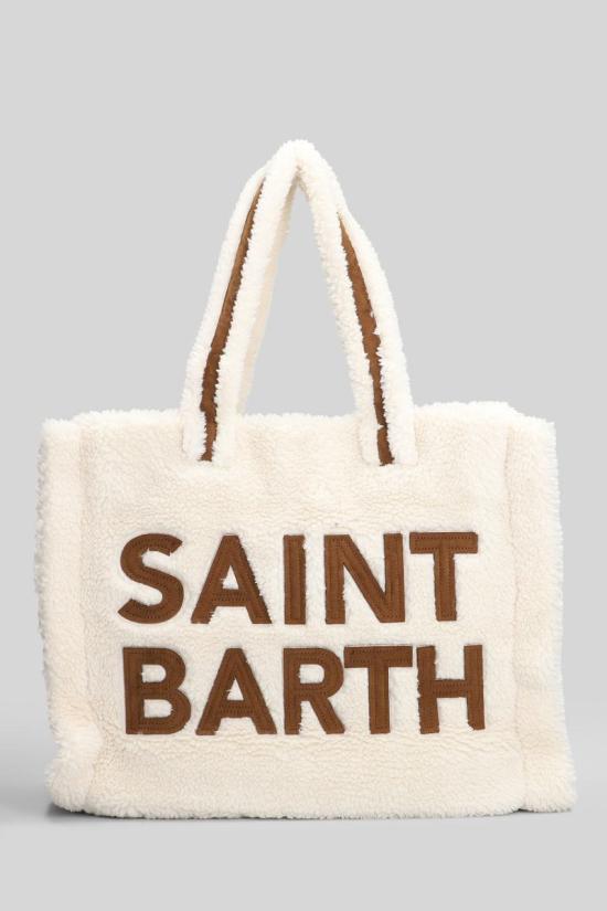 25FW 세인트바쓰 토트백 432068 VANI04201477I WHITE