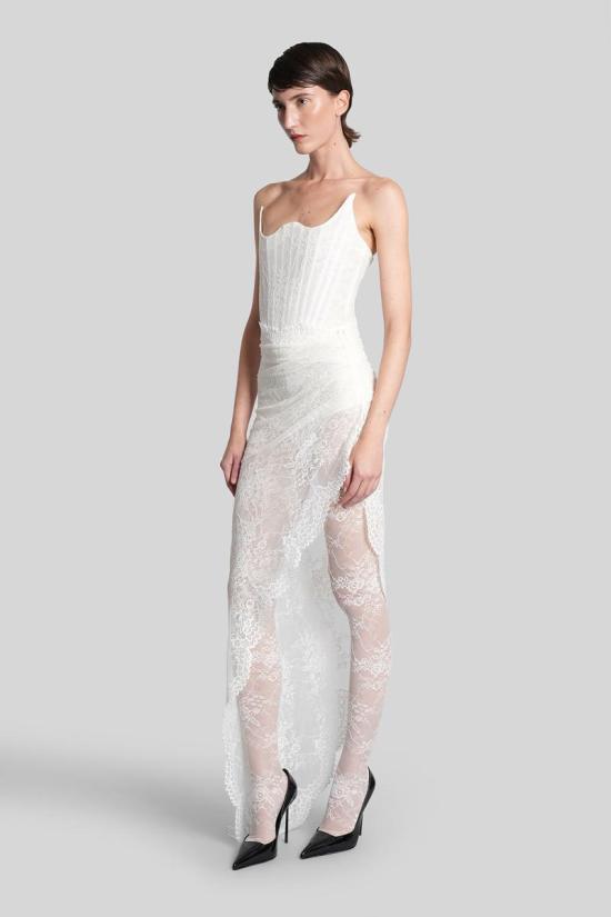 25FW 쥬세페 디 모라비토 롱 원피스 430029 05FW2DR52205433 WHITE - GIUSEPPE DI MORABITO