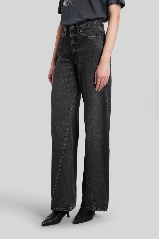 25FW 애니빙 데님 팬츠 431499 A 06 11246 Black - ANINE BING