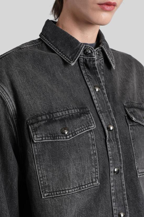 25FW 애니빙 셔츠 431498 A 07 11690 Black - ANINE BING