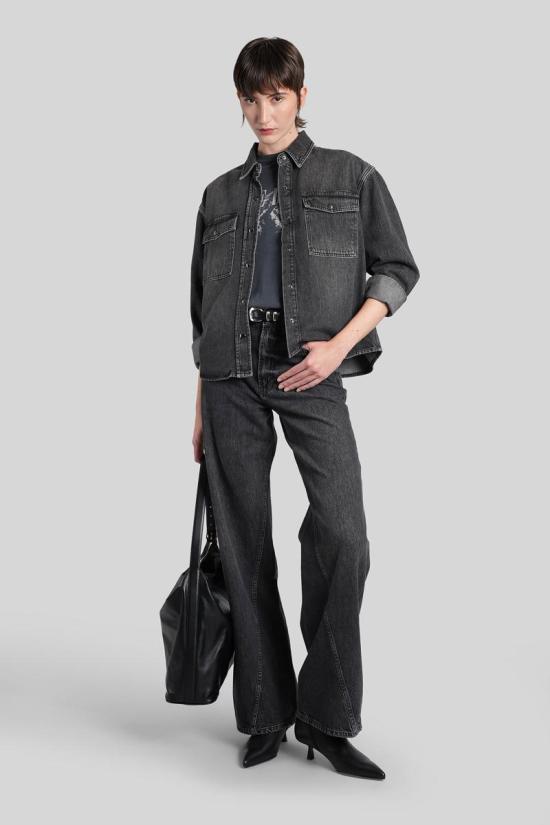 25FW 애니빙 셔츠 431498 A 07 11690 Black - ANINE BING