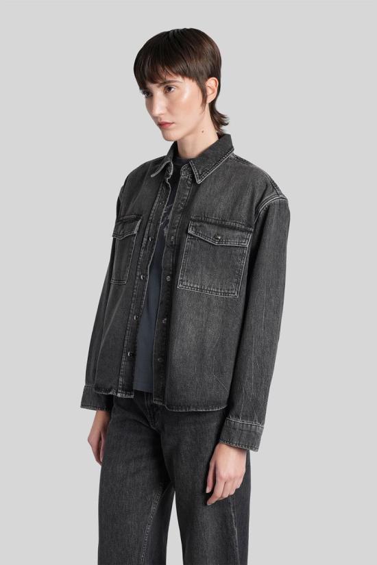 25FW 애니빙 셔츠 431498 A 07 11690 Black - ANINE BING