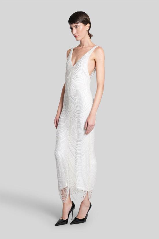 25FW 쥬세페 디 모라비토 롱 원피스 428953 05FW2DR52105451 WHITE - GIUSEPPE DI MORABITO