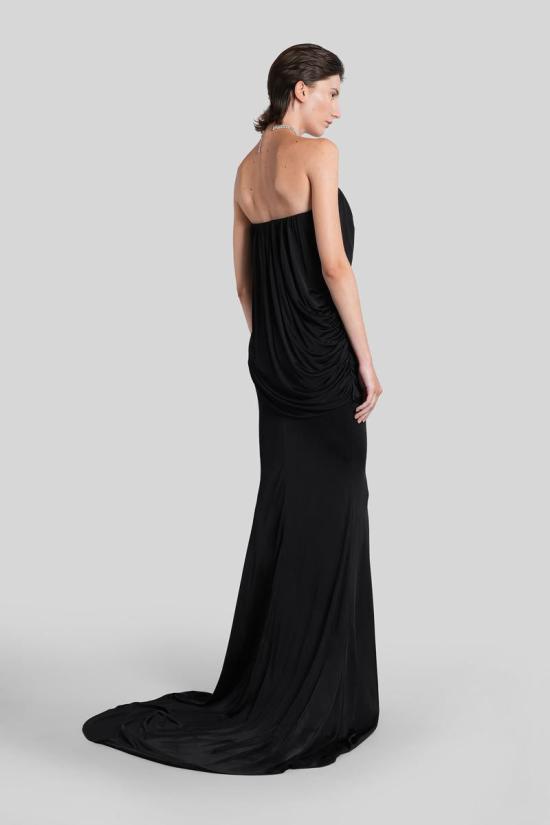 25FW 쥬세페 디 모라비토 롱 원피스 425919 05FWDR50705315 Black - GIUSEPPE DI MORABITO