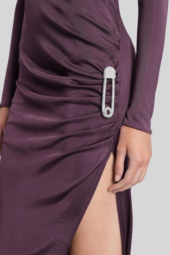 25FW 쥬세페 디 모라비토 롱 원피스 426612 05FWDR505X05315 Purple - GIUSEPPE DI MORABITO