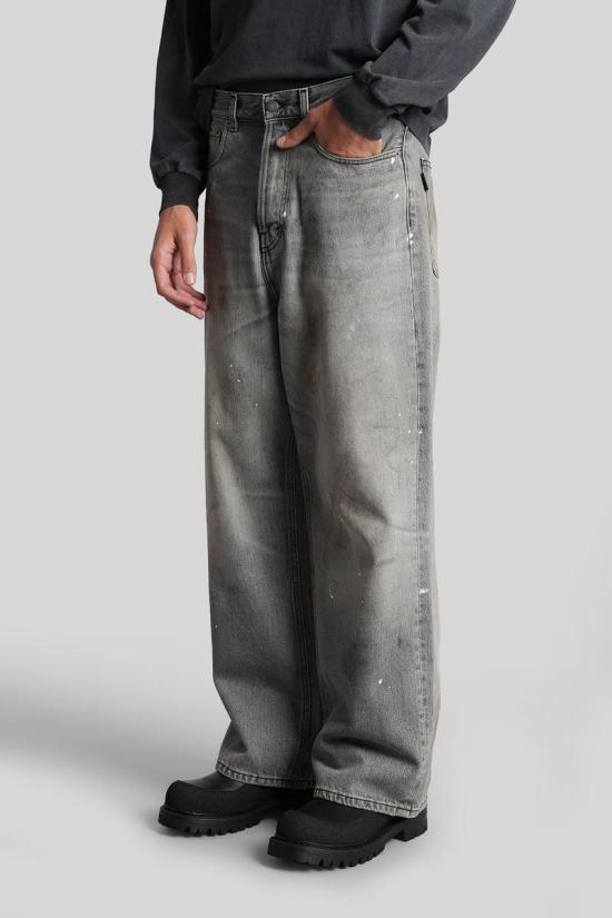 25FW 하이쿠레 데님 팬츠 426005 HEM03257DF118 Black - HAIKURE