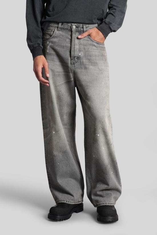 25FW 하이쿠레 데님 팬츠 426005 HEM03257DF118 Black