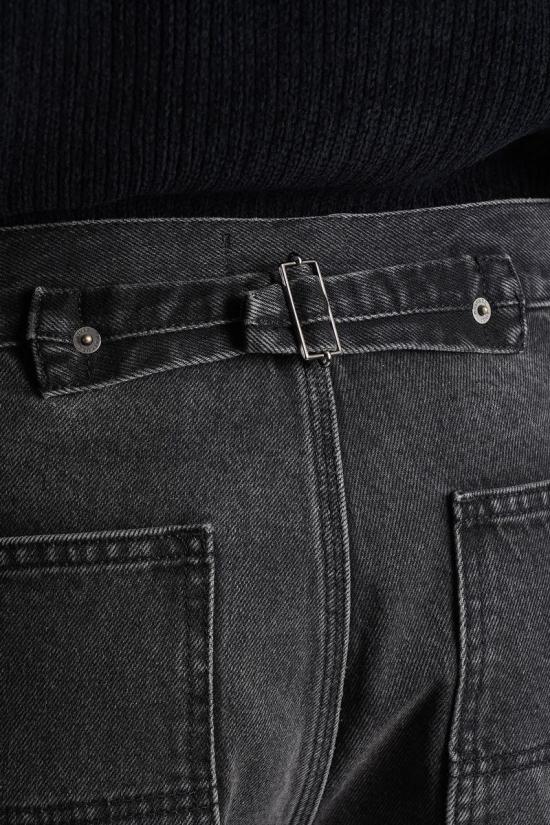 25FW 하이쿠레 데님 팬츠 426691 HEM03261DF119 Black - HAIKURE