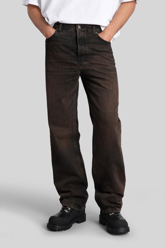 25FW 하이쿠레 데님 팬츠 424997 HEM03252DF174 BROWN