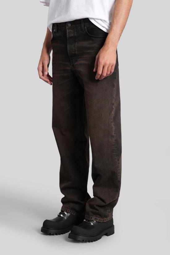 25FW 하이쿠레 데님 팬츠 424997 HEM03252DF174 BROWN - HAIKURE