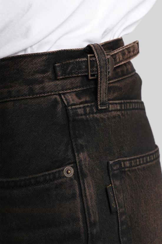 25FW 하이쿠레 데님 팬츠 424997 HEM03252DF174 BROWN - HAIKURE