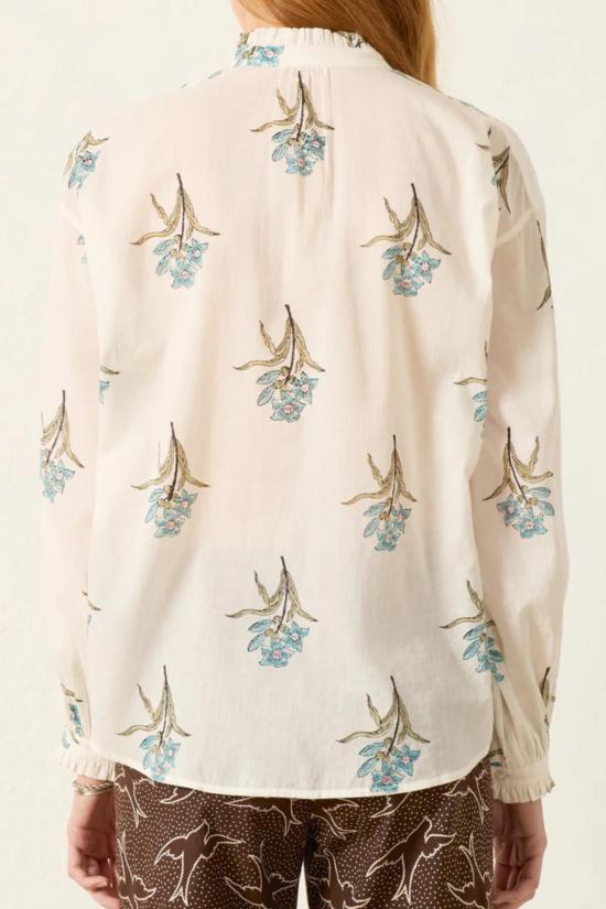  알릭스 오브 보헤미아 블라우스 포엣 스카이 미스트 플라워  오프 화이트 - ALIX OF BOHEMIA