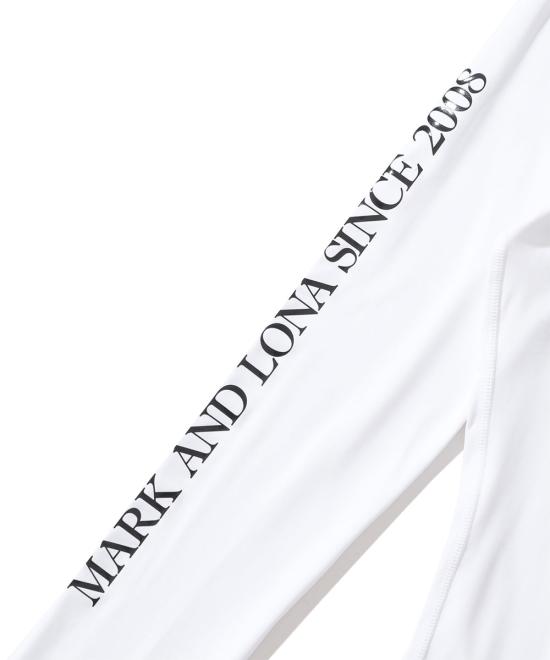  마크앤로나 트레이닝 티셔츠 MLW4CAU01 WHITE DOM - MARK&LONA