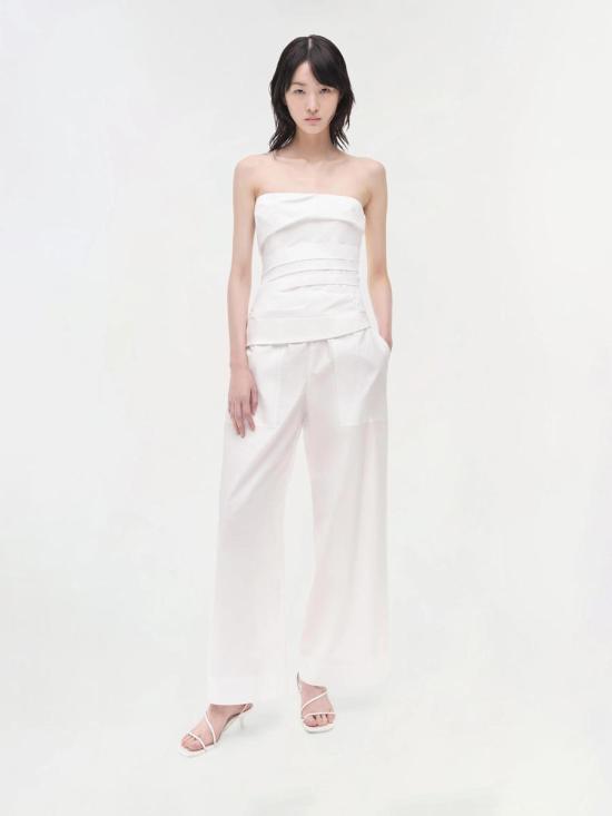 26SS 심카이 민소매 티셔츠 325 2039 T WHITE Beige - SIMKHAI